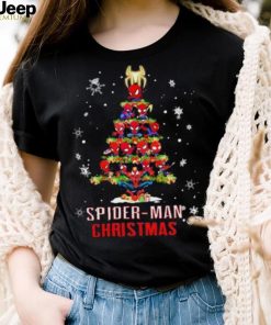 Best Spiderman Christmas Tree Shirt, Marvel T Shirt, Christmas Matching Family Shirts