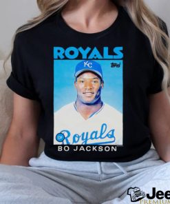 Best bo Jackson of Kansas City Royals 1986 Topps Baseball shirt