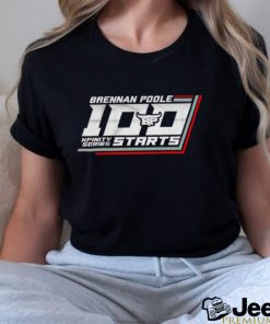 Best brennan Poole 100th Start Commemorative shirt