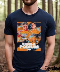 Best formula 1 McLaren Team Double Podium shirt