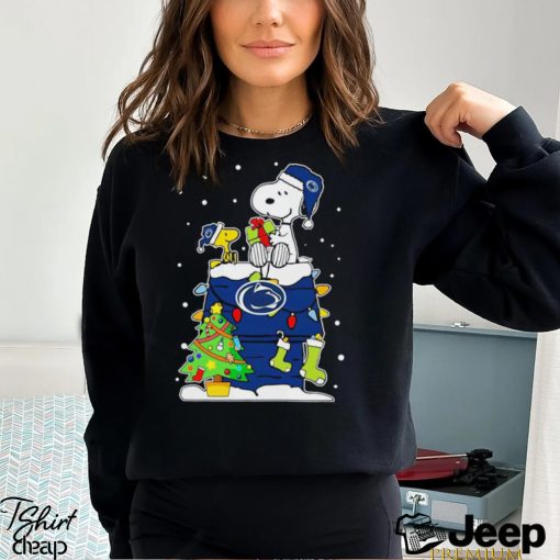 Best penn State Nittany Lions Christmas snoopy Shirt