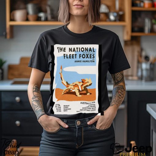 Best the national australia 2024 tour poster shirt