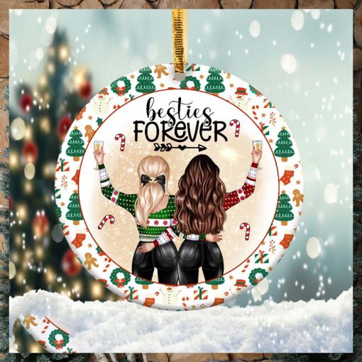 Besties Forever Christmas Ornament