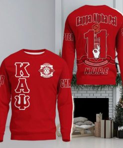 Beta Psi Chapter Red 3D Sweater Community Personalized Logo For Men And Women Gift Christmas