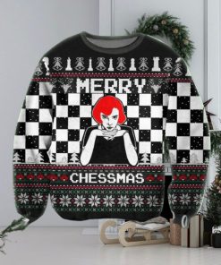 Beth Harmon The Queen’s Gambit Merry Chessmas Sweater