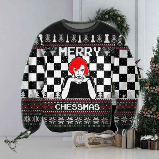 Beth Harmon The Queen’s Gambit Merry Chessmas Sweater