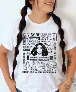 Beyonce Renaissance Tour 2023 T Shirt Two Sides Shirt Merch Sweatshirt