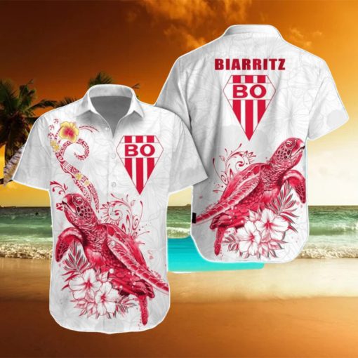 Biarritz Olympique Hawaiian Shirt And Short New Design For Fans