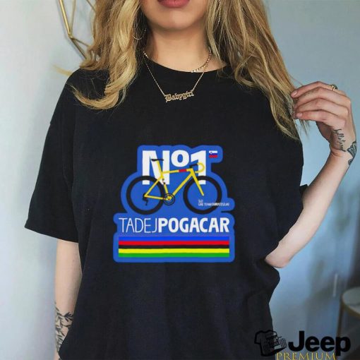 Bicycle no 1 Tadej Pogacar logo shirt