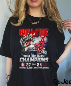 Big Ai Roll Tide 2023 Iron Bowl Champions Alabama Crimson Tide 27 24 Auburn T Shirt