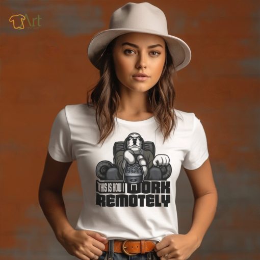 Big Dogs Shop Work Remotely T Shirt