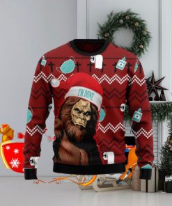 Bigfoot Done Ugly Christmas Sweaters Gift For Men Women