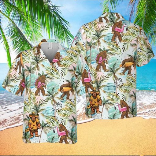 Bigfoot Hawaii Shirt Hawaiian Summer Party