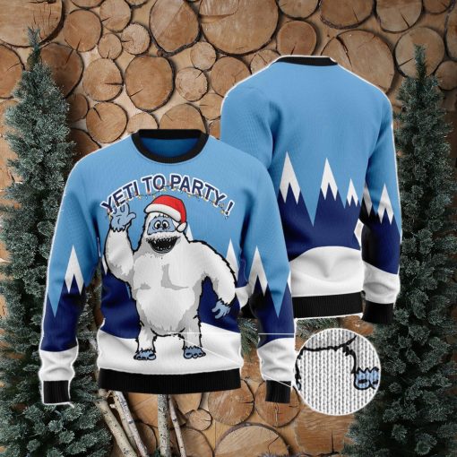 Bigfoot Party Ugly Christmas Sweater AOP All Over Printed Sweater