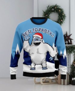 Bigfoot Party Ugly Christmas Sweaters 3D