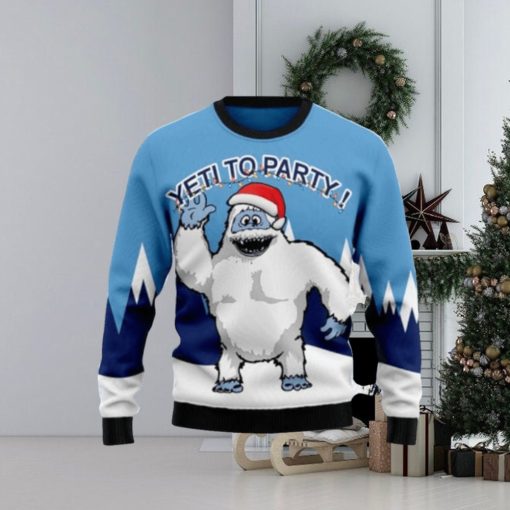 Bigfoot Party Ugly Christmas Sweaters 3D