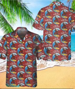 Bigfoot Surfing Christmas Hawaiian Shirt