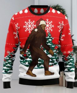 Bigfoot Ugly Christmas Sweater