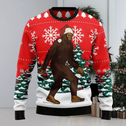 Bigfoot Ugly Christmas Sweater