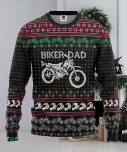 Biker Dad Braaap Ugly Christmas Sweater Gift For Men Women