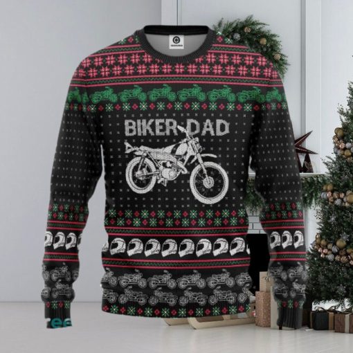 Biker Dad Braaap Ugly Christmas Sweater Gift For Men Women