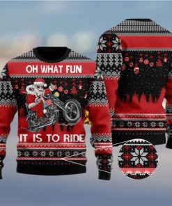 Biker Motorcycle Lover Xmas Vacation Time Christmas Sweater