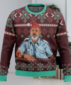 Bill Murray Ugly Christmas Sweater 3D Gift Christmas Funny