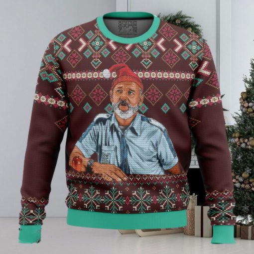 Bill Murray Ugly Christmas Sweater 3D Gift Christmas Funny