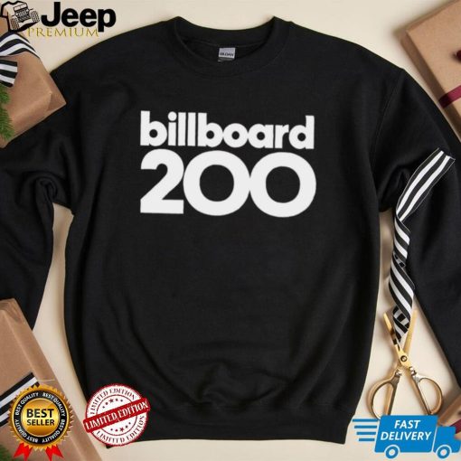 Billboard 200 logo 2023 shirt