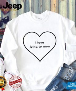 Billie Eilish I love lying to men shirt