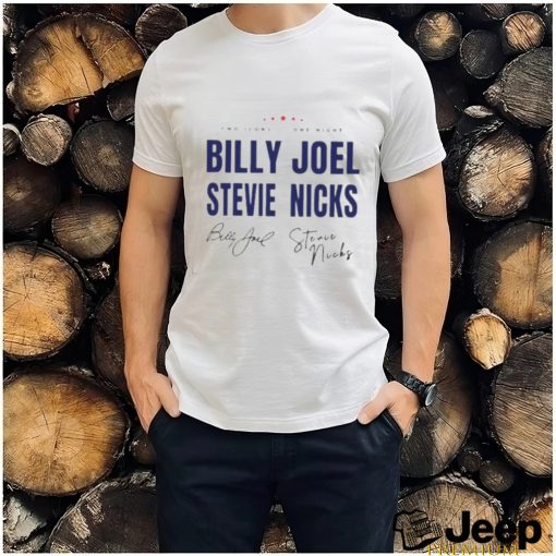 Billy Joel Stevie Nick Tour signature shirt