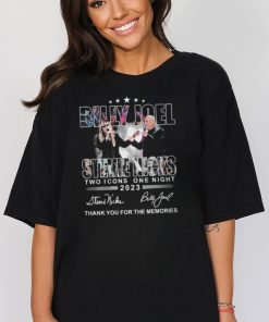 Billy Joel Stevie Nicks Two Icons One Night 2023 Thank You Memories Shirt