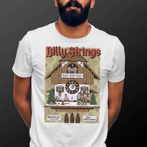 Billy Strings Neue Theaterfabrik München Show Nov 12, 2023 Poster shirt