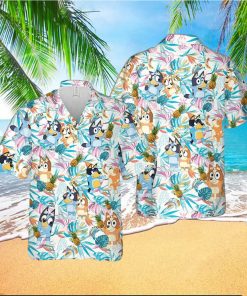 Bingo And Bluey Aloha Shirt