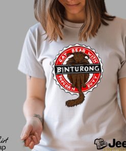 Binturong Cat Bear with Popcorn Butt logo shirt