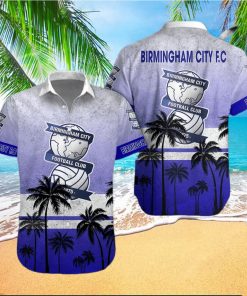 Birmingham City FC Palm Tree Hawaiian Shirt