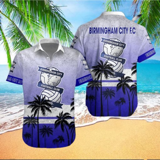 Birmingham City FC Palm Tree Hawaiian Shirt