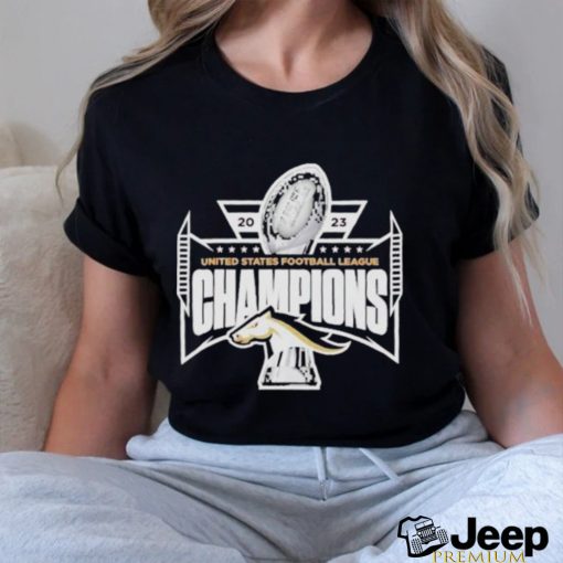 Birmingham Stallions 2023 United States Football League Champions Logo Shirt