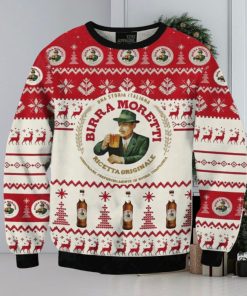 Birra Moretti 3D Printed Christmas Sweater