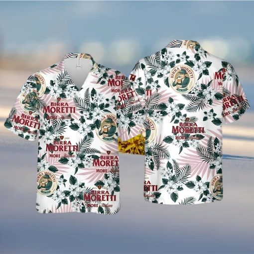 Birra Moretti Hawaiian Shirt Beach Gift For Beer Lovers