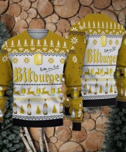 Bitburger Beer Ugly Christmas Sweater