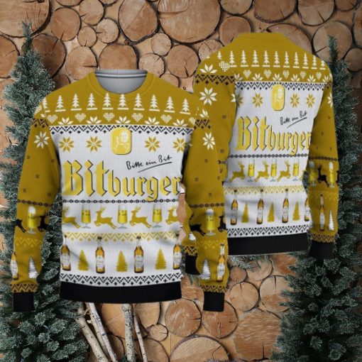 Bitburger Beer Ugly Christmas Sweater