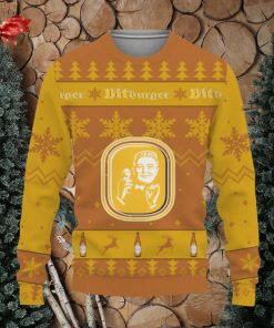 Bitburger Beers Merry Christmas Gift Fan Knitted Xmas Sweater Gift Holidays