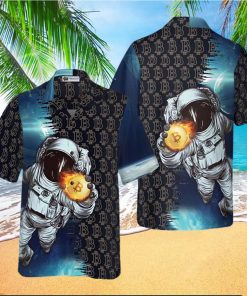 Bitcoin To The Moon Hawaiian Shirt