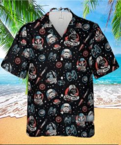 Black Aloha Dark Side Troopers Star Wars Hawaiian Shirt