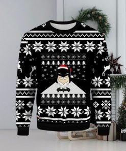 Black Batman Christmas Ugly Sweater