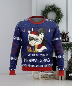 Black Butler Merry Xmas Ugly Christmas Sweaters