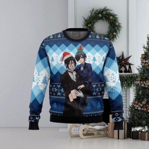 Black Butler Ugly Christmas Sweaters For Men And Women