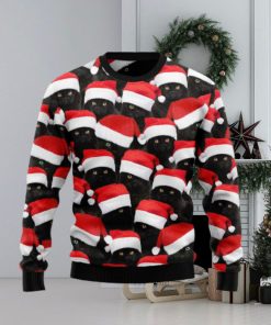 Black Cat Group Christmas 3D Sweater Gift For Christmas Holidays