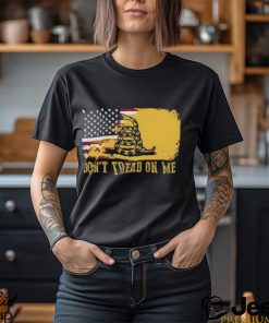 Black Don’T Tread On Me Patriotic Gadsden Flag T Shirt Flags Of The United States Shirt Gift For Men Women